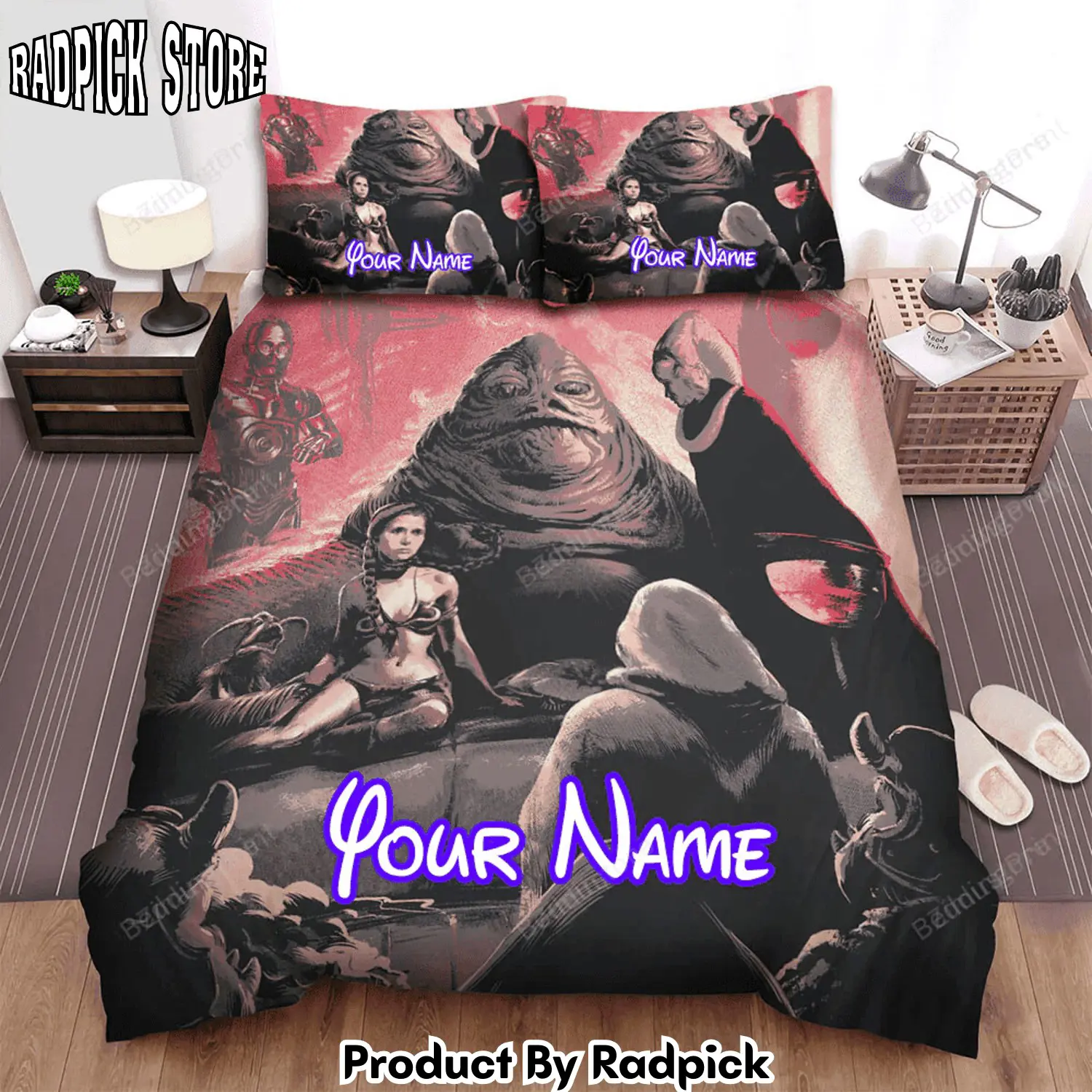 Radpick star wars episode vi return of the jedi art of monster and actors in the film movie poster bed sheets duvet cover personalized name bedding sets rp3271911